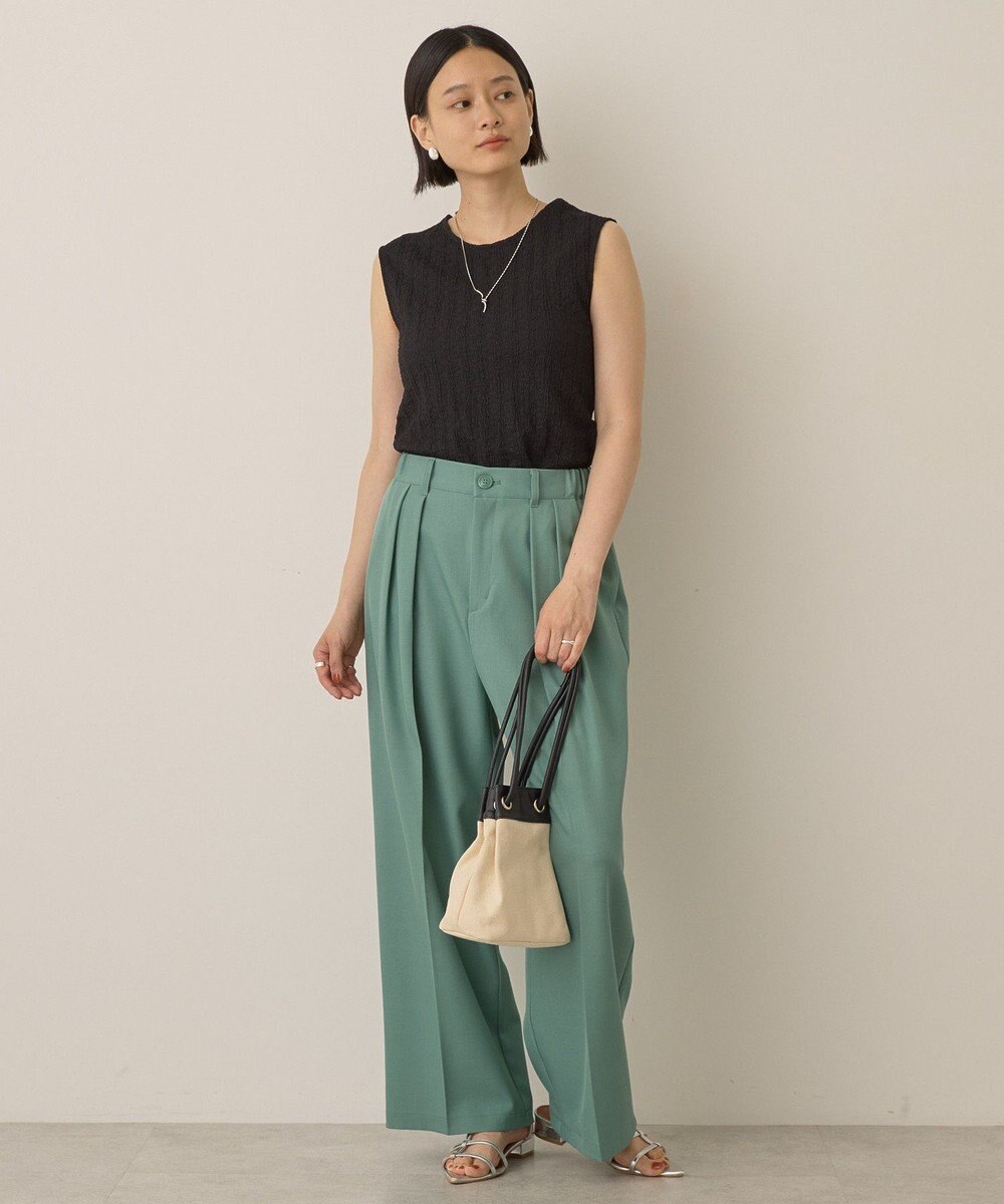 AMERICAN HOLIC フクレジャガードノースリーブトップス 