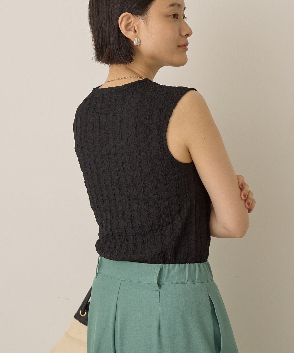 AMERICAN HOLIC フクレジャガードノースリーブトップス 