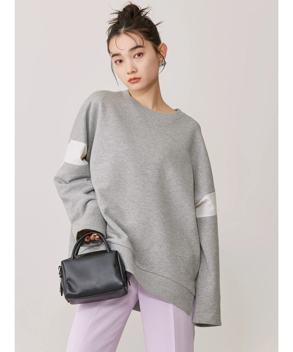 AMERICAN HOLIC 異素材ショルダー切り替えスウェット2 