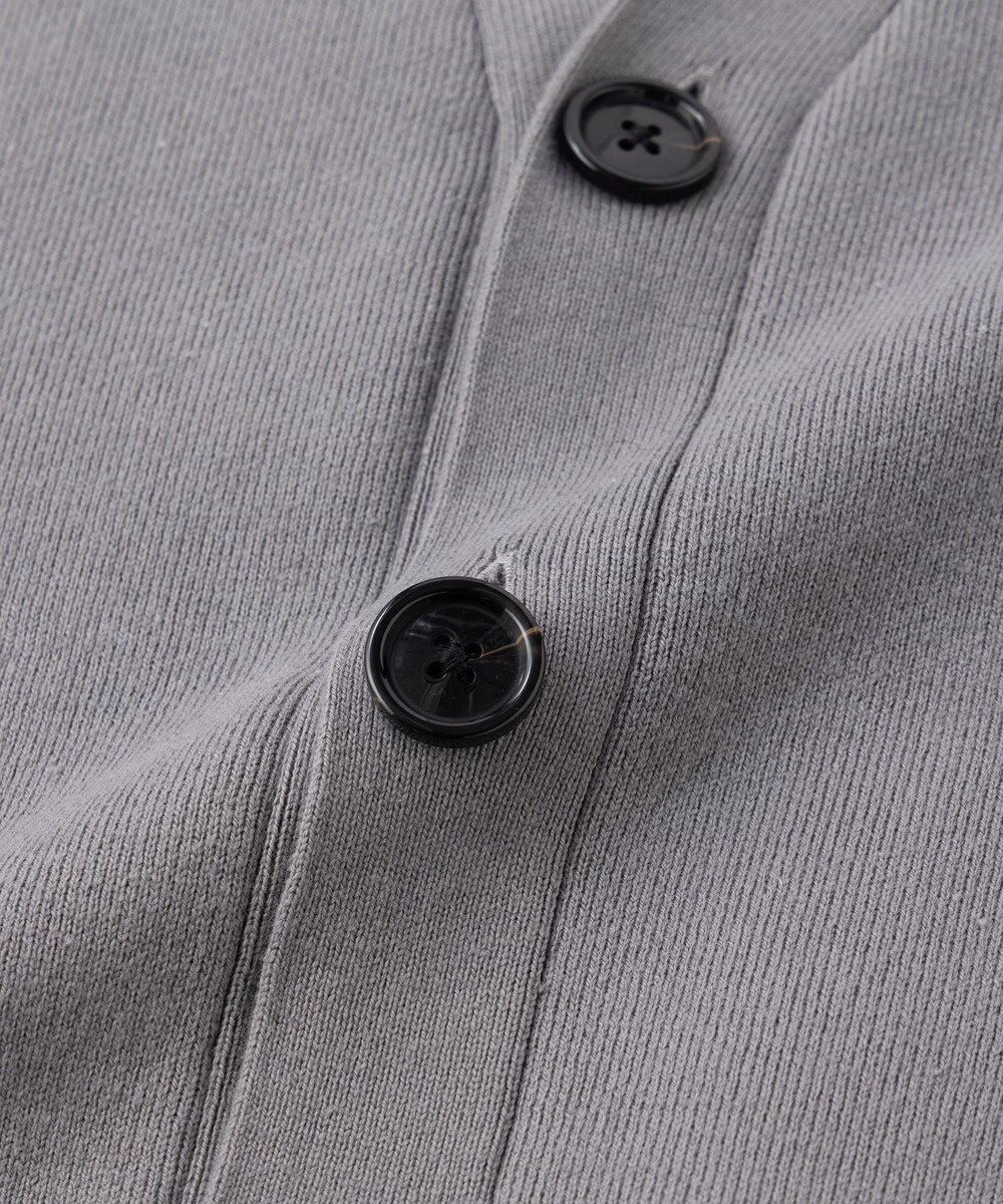 UNFILO MENS 【男女兼用/新色追加】スウェットライク ニットカーディガン [24年秋冬商品] 