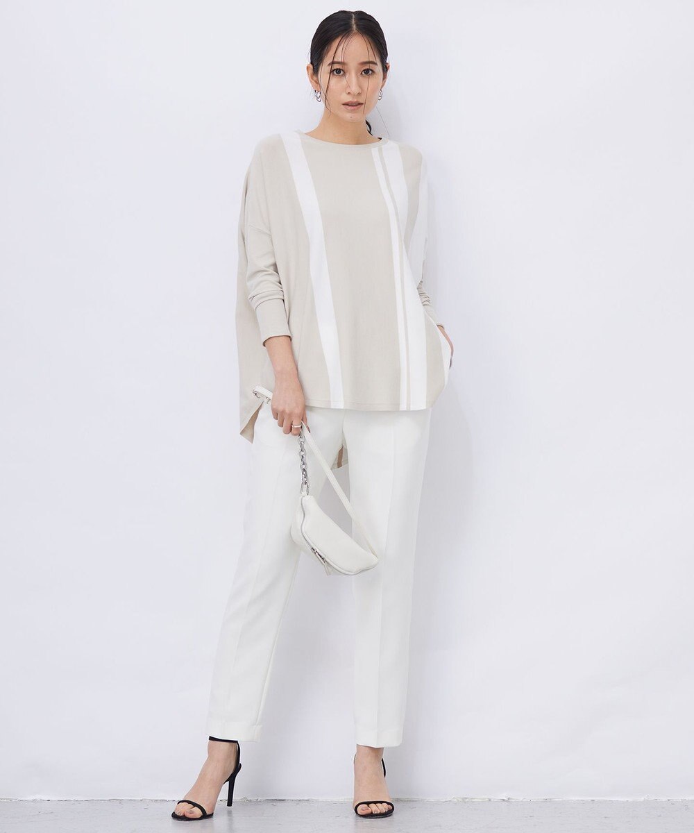 ICB 【洗える】トリプルクロスツイル スティックパンツ 