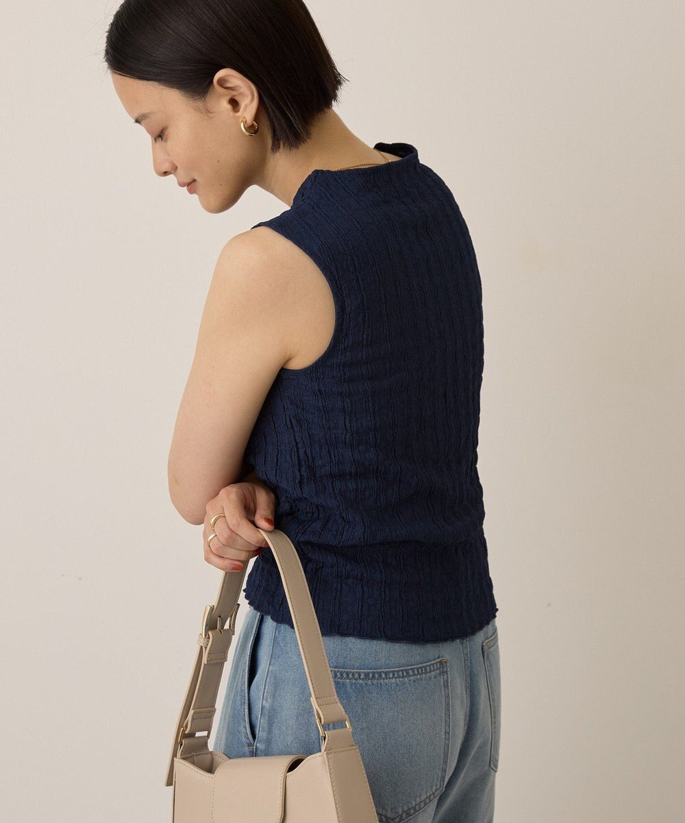 AMERICAN HOLIC フクレジャガードノースリーブトップス 