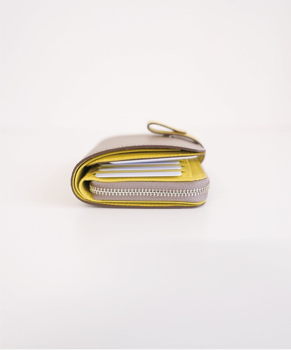 Atelier nuu 日本製 noble L字ファスナー二つ折りウォレット 