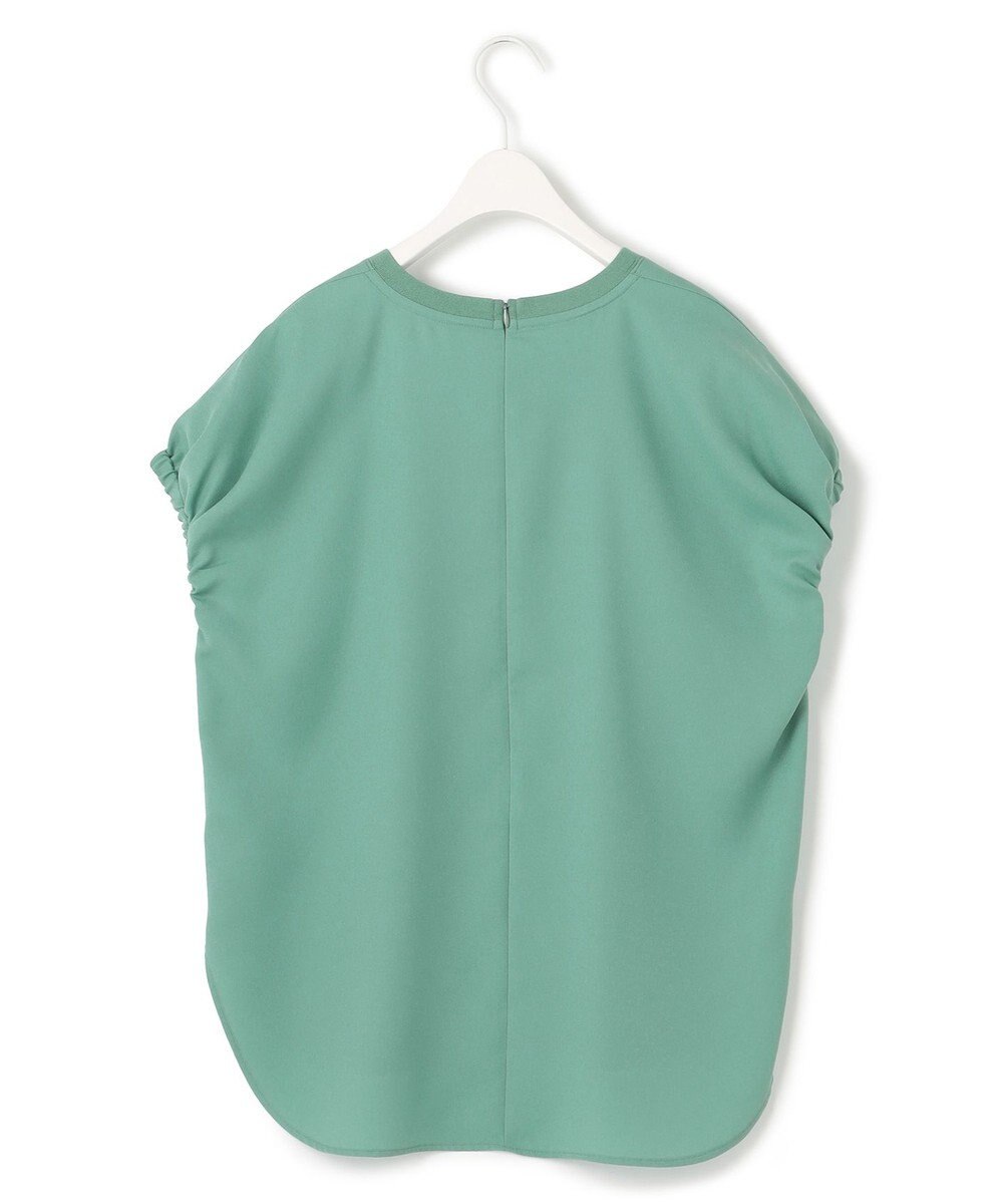 ICB 【洗える】FluidBackSatin ラウンドヘムプルオーバー 