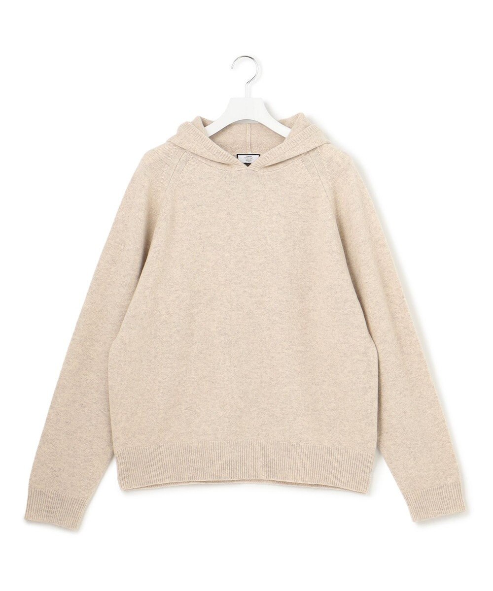 J.PRESS YORK STREET 【UNISEX】ウールカシミヤ フーディニット 