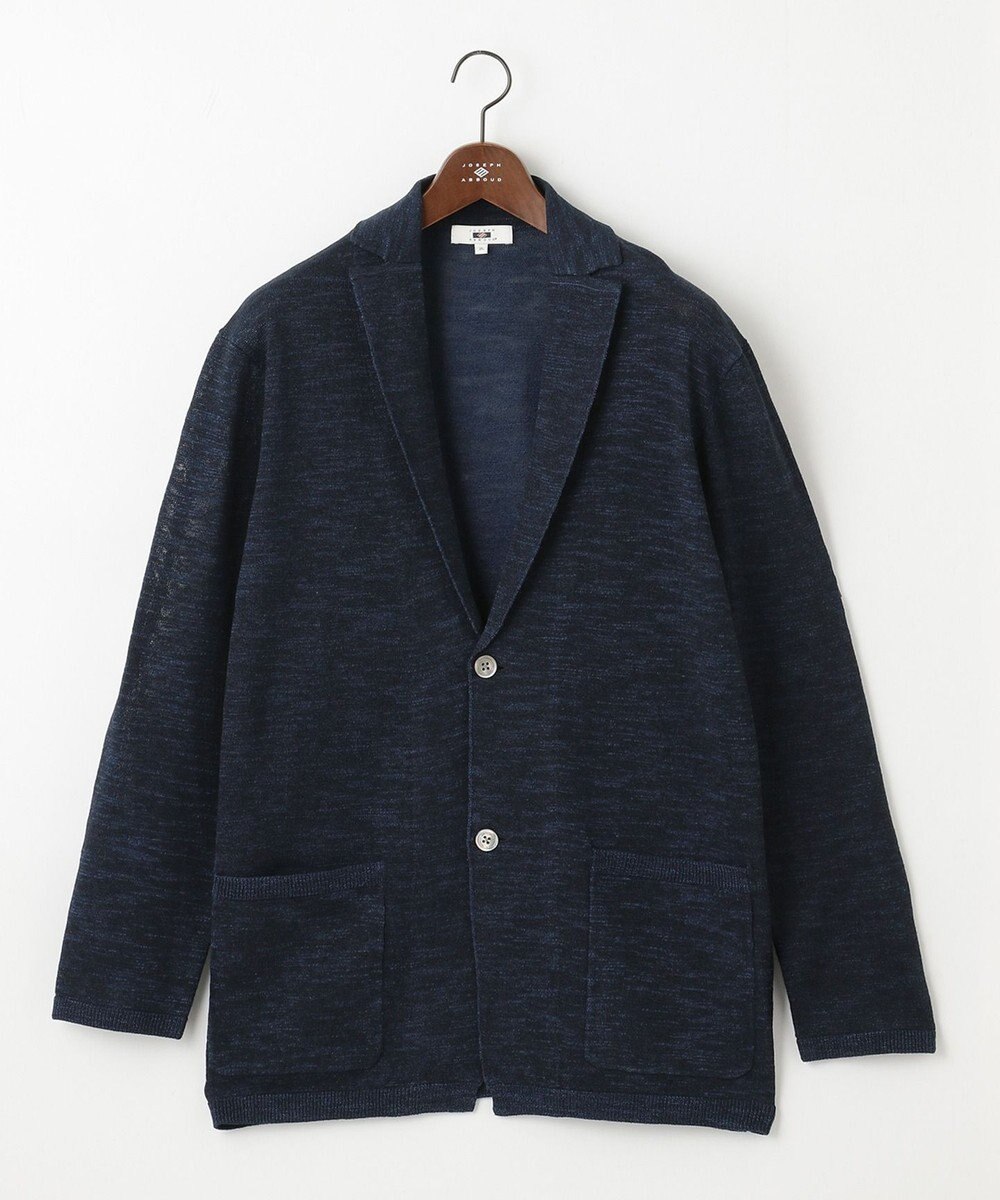 JOSEPH ABBOUD 【キングサイズ・清涼感/軽い/洗える】 スラブギマニットジャケット 