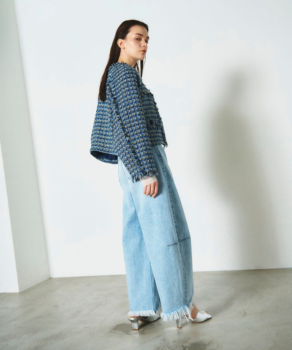 GRACE CONTINENTAL フリンジドルマンジャケット 