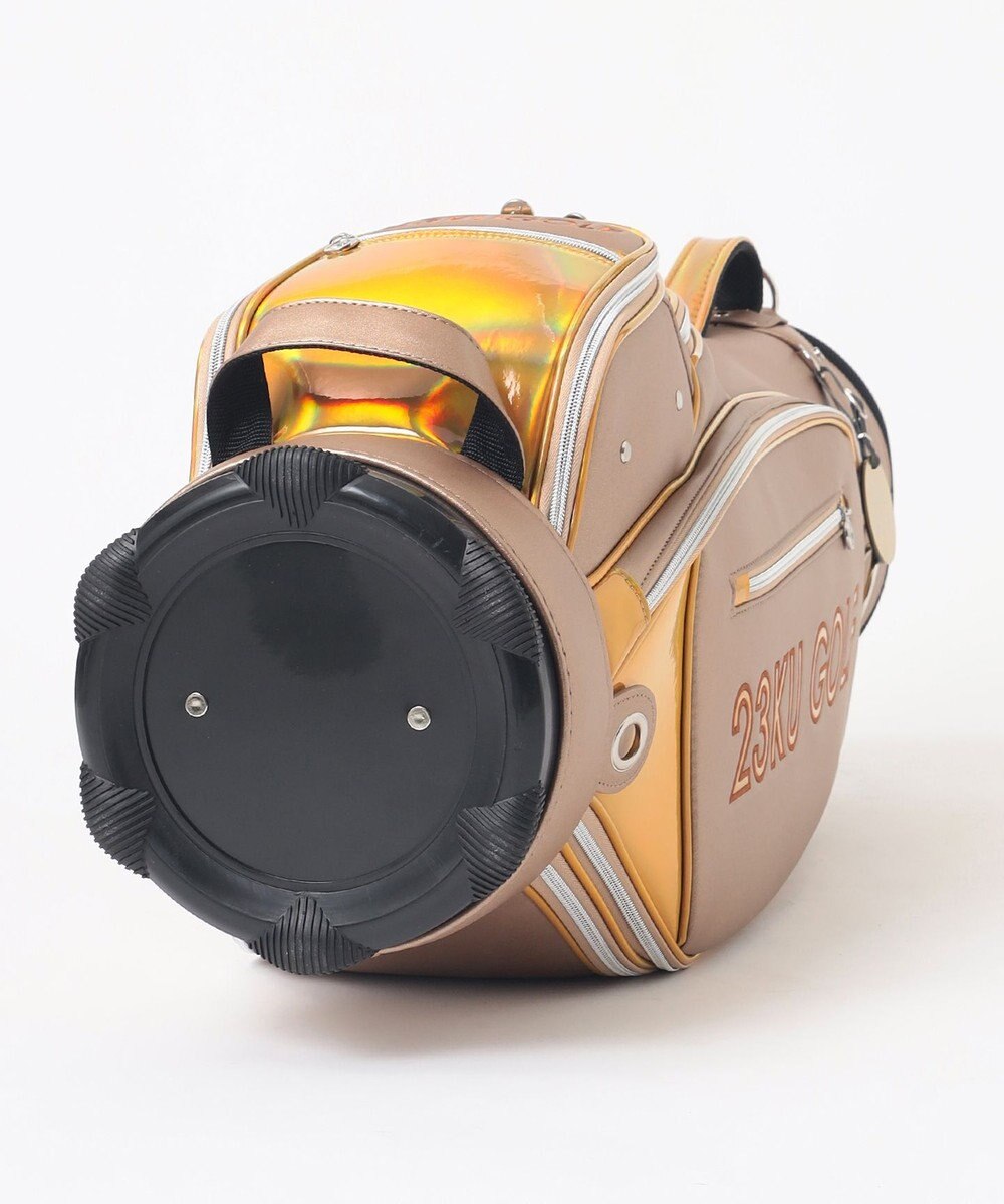 23区GOLF 主役級の華やかさ【UNISEX】ホログラム キャディバッグ 見た目・収納力・機能性抜群 ラウンドに最適！ 