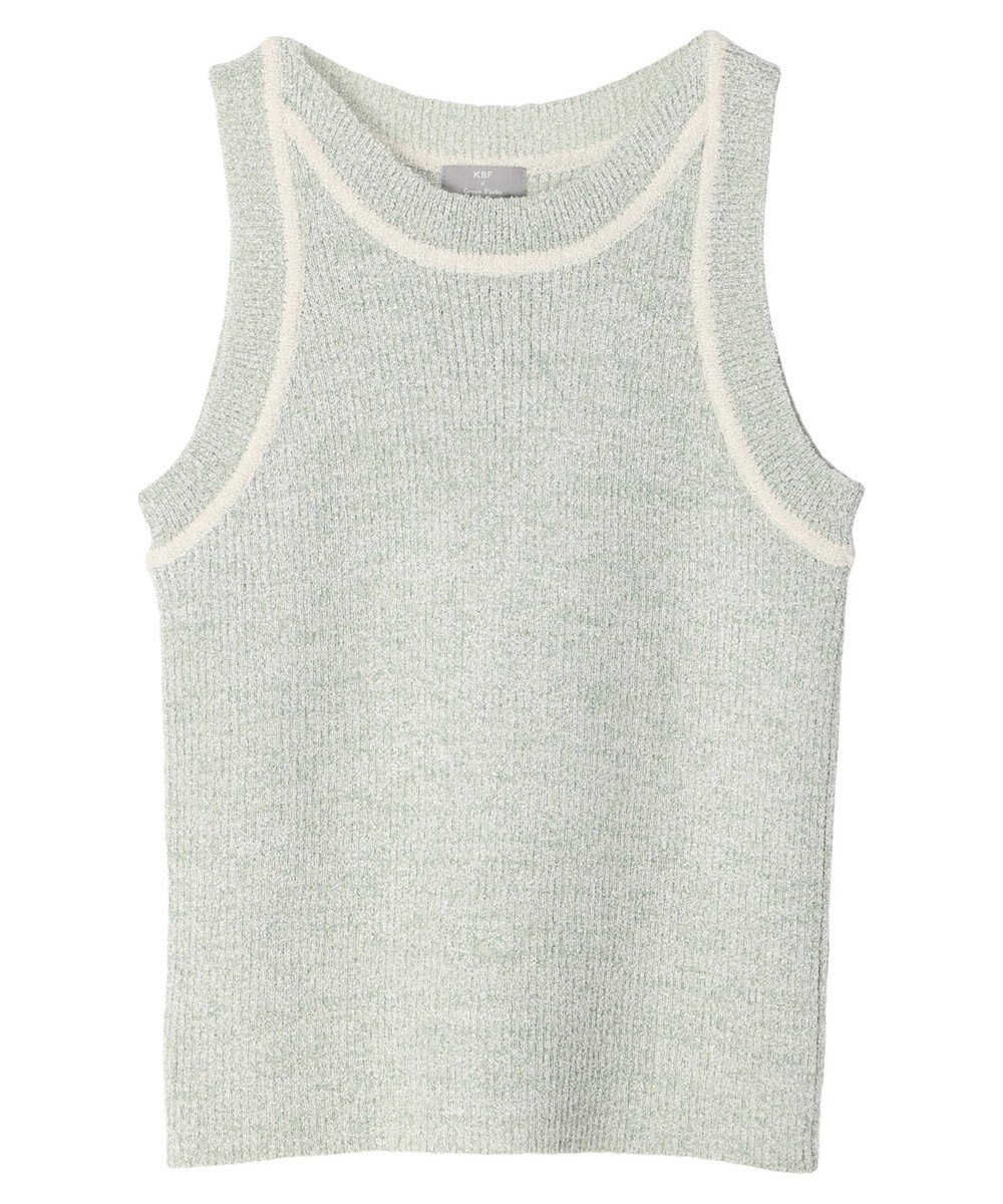 Green Parks ＫＢＦ　配色ニットタンク 