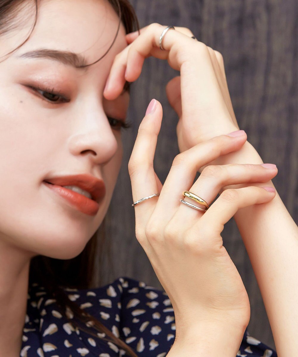 Tiaclasse ゴールド×シルバーリング 