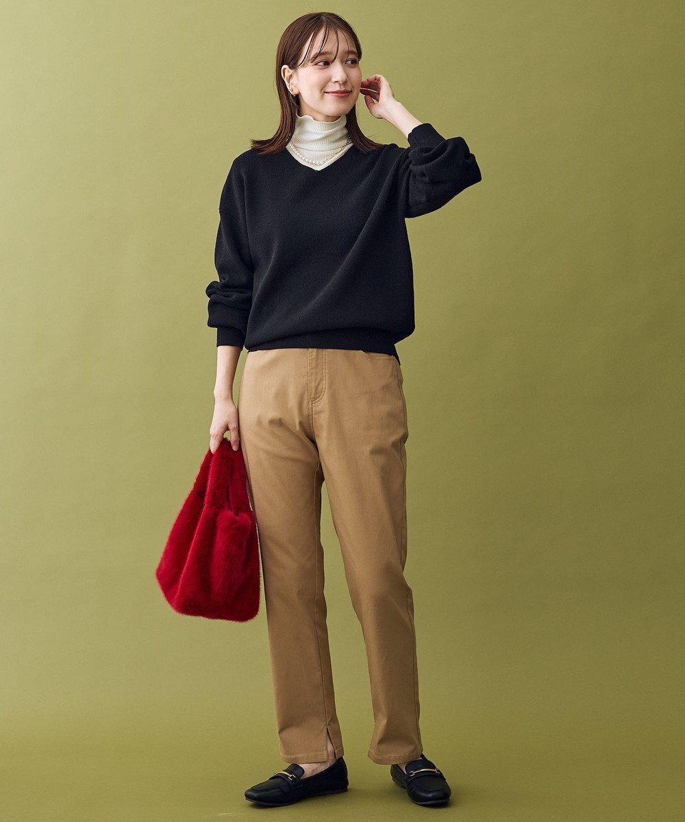 ANY L 【ウエストゴム】7days裏起毛テーパードパンツ 