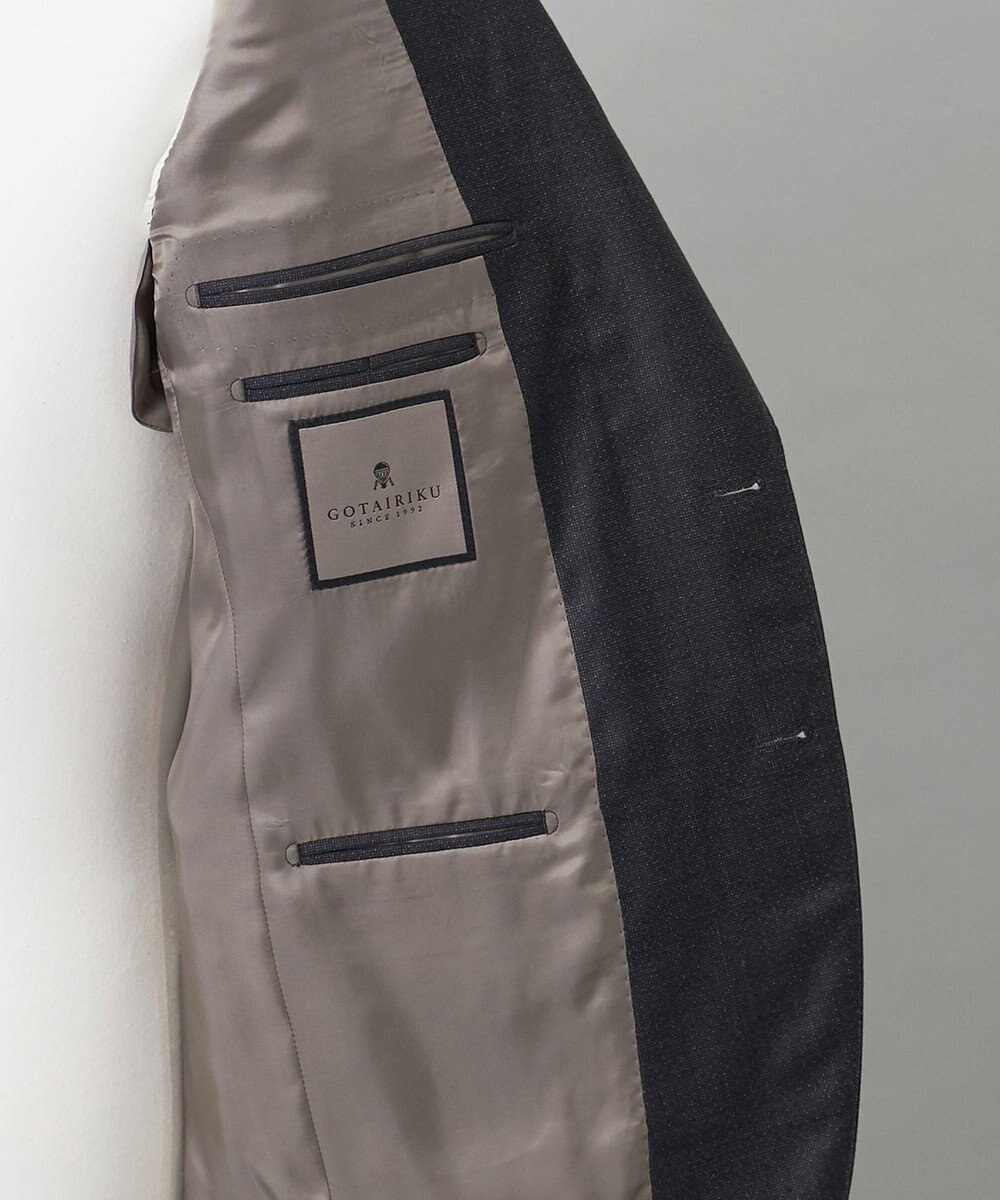 GOTAIRIKU 【Loro Piana Fabric】365 通年スーツ(グレー×格子) 