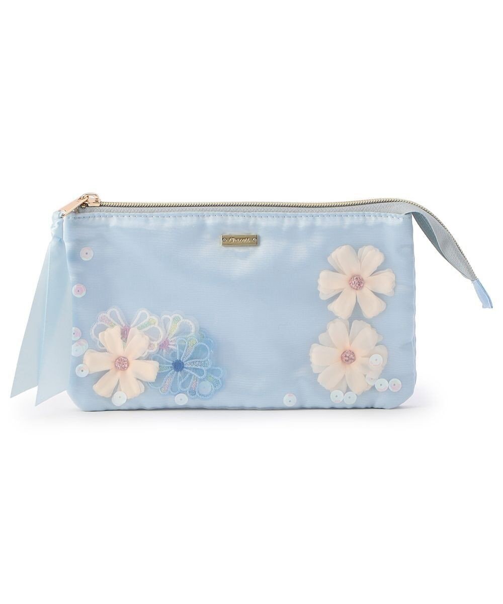 Chacott フラワーリボンポーチ 