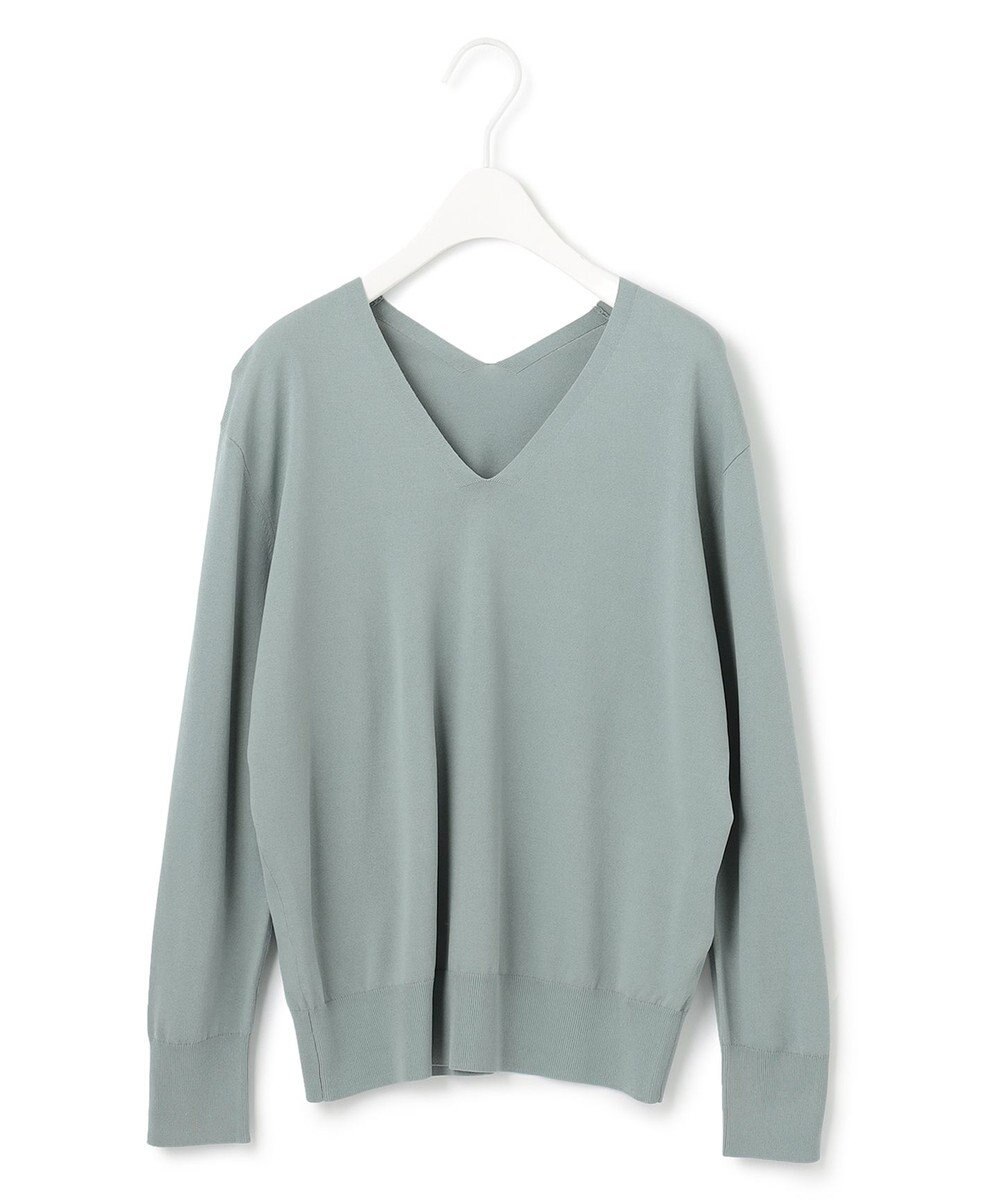 ICB 【WEB限定カラーあり・洗える】シンセティックハイゲージ Vネックプルオーバー 