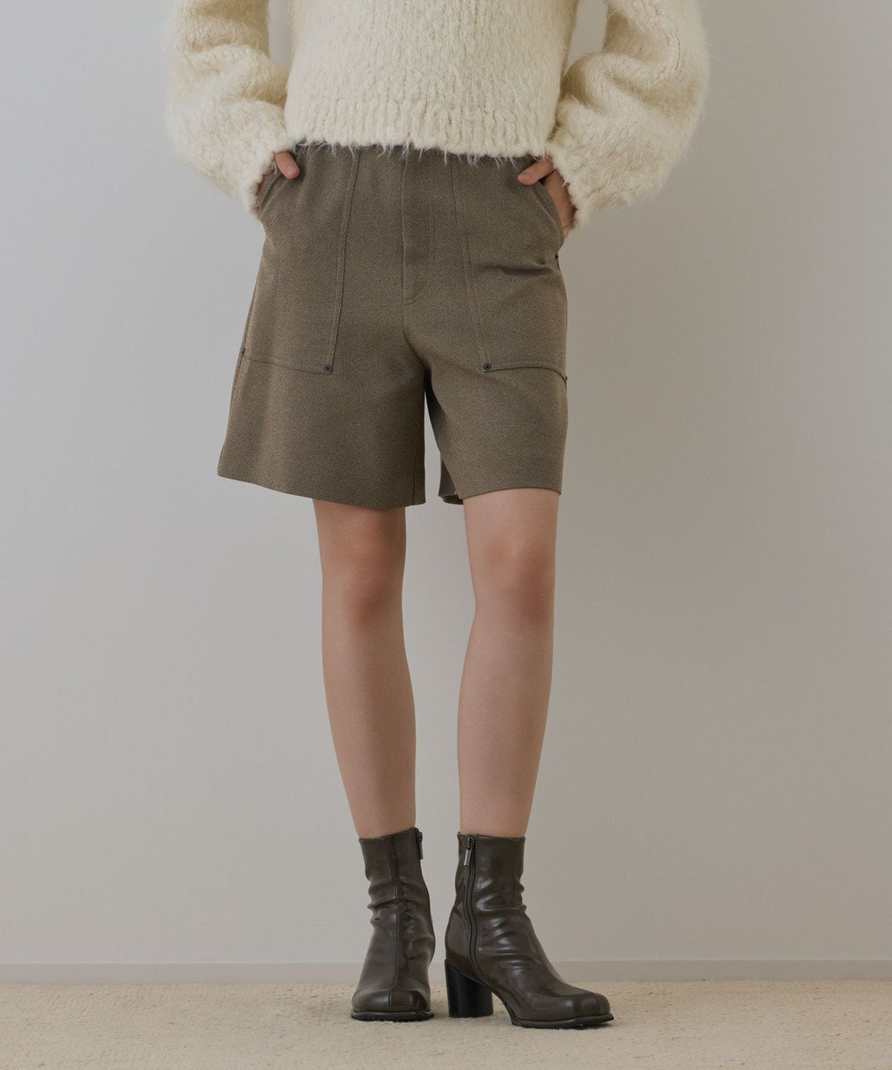 GRACE CONTINENTAL ツイーディーハーフパンツ 