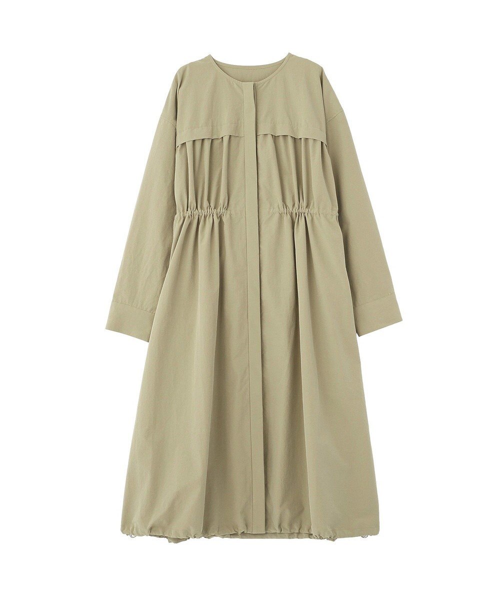 Green Parks ギャザードロストワンピース 
