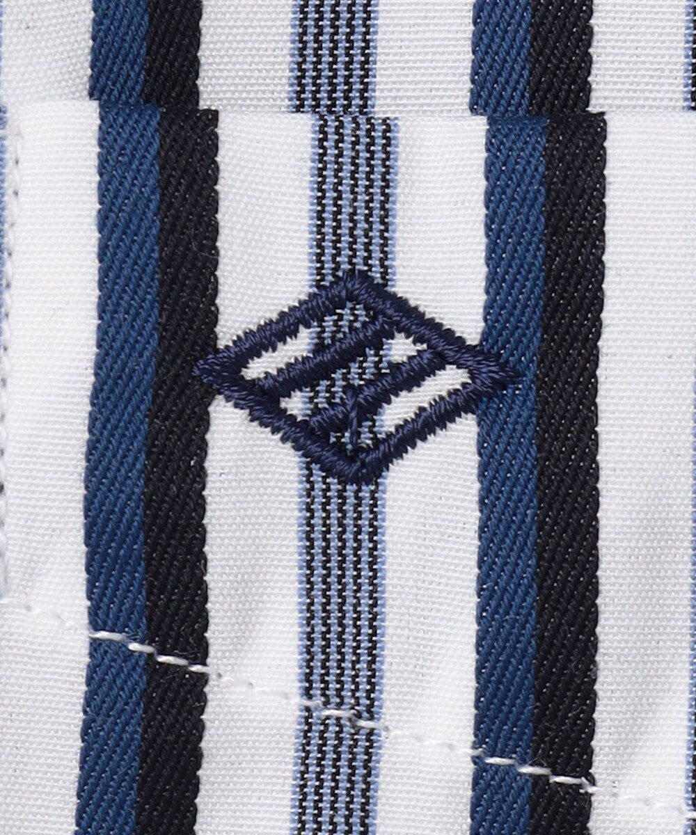 JOSEPH ABBOUD 【オーガニックコットン・柔らかな肌触り】カラーストライプ シャツ 