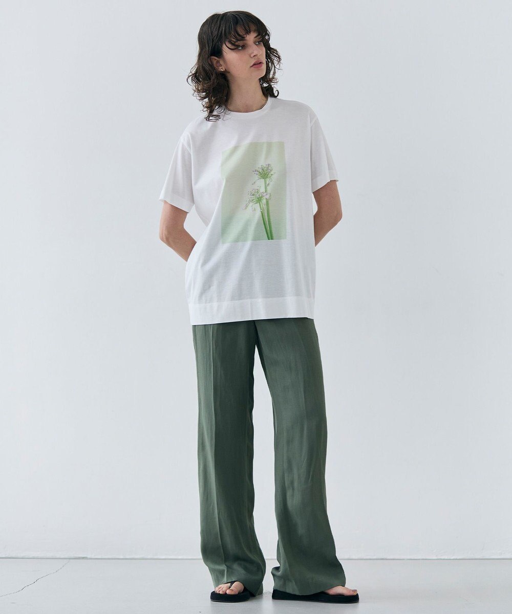 BEIGE， 【洗える・クロワッサン 掲載】PENTAS / オリジナルフォトプリントＴシャツ 