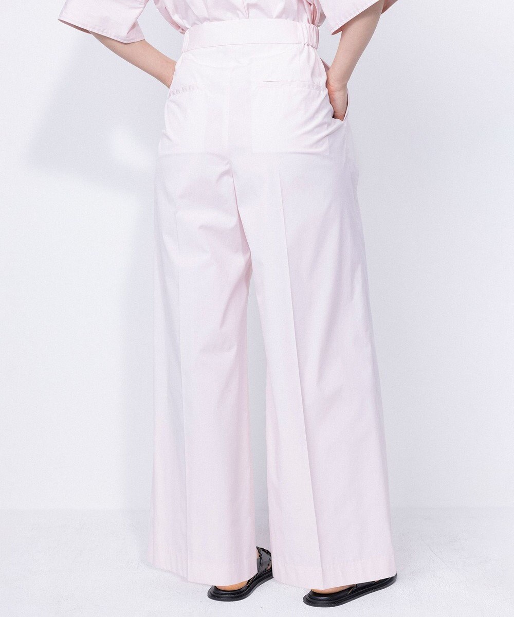 NAVE 【ReNave・セットアップ可/洗える/接触冷感/UVケア】コットンポリブロード パンツ 