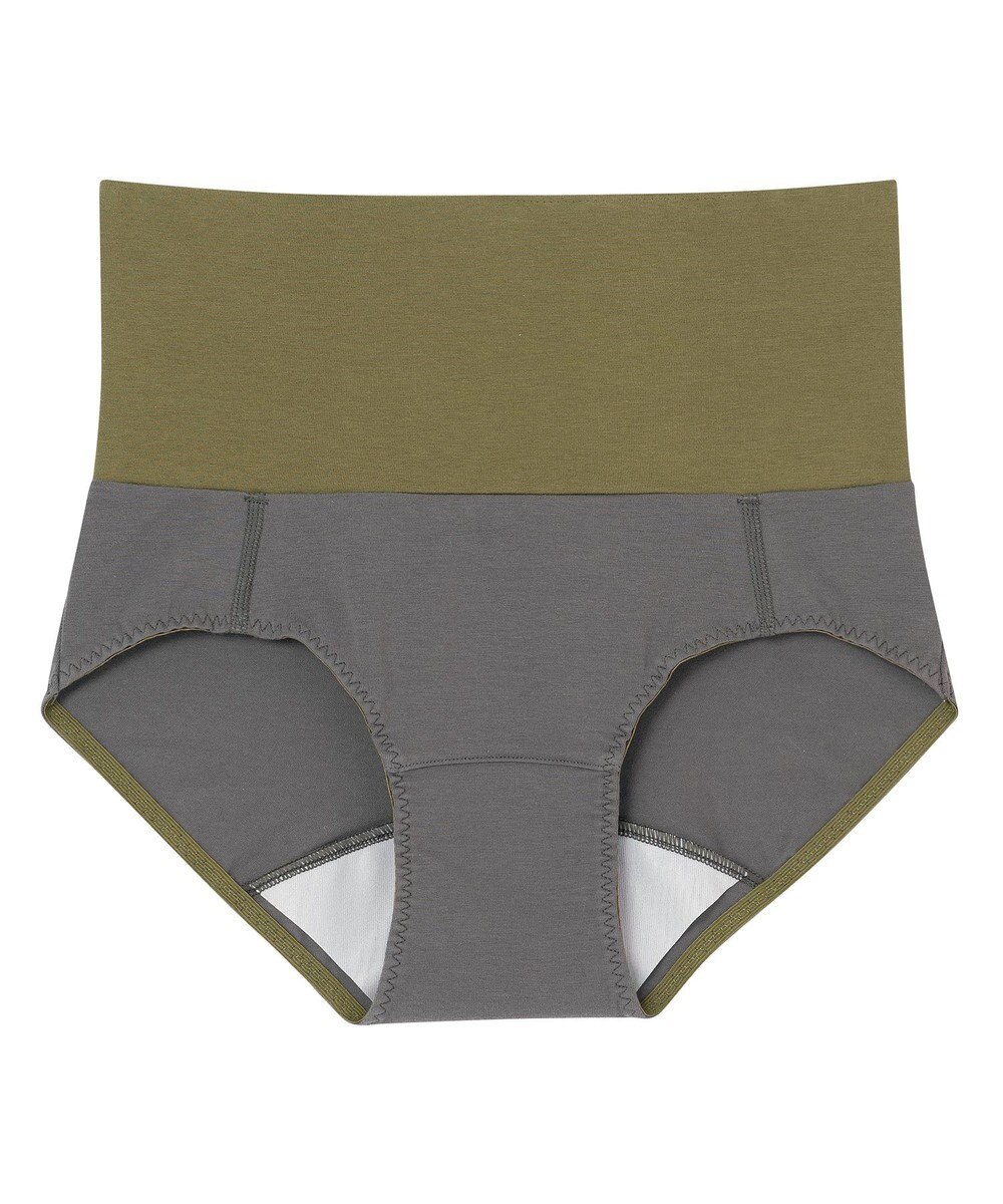 une nana cool 綿ベア天竺 カラーブロッキング サニタリーショーツ 