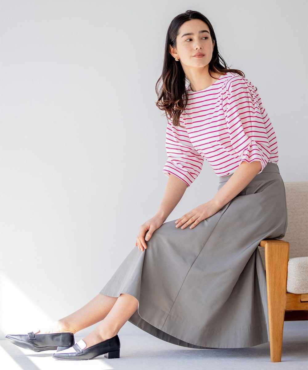 組曲 【5色展開・後ろゴム仕様】カラータフタ スカート 