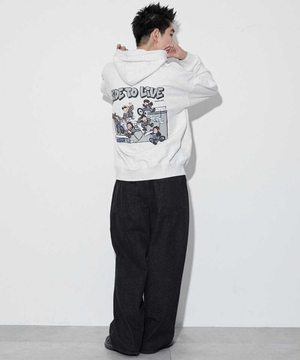 WEGO 【ユニセックス着用ITEM】別注NEW　JACKグラフィックプルパーカー 