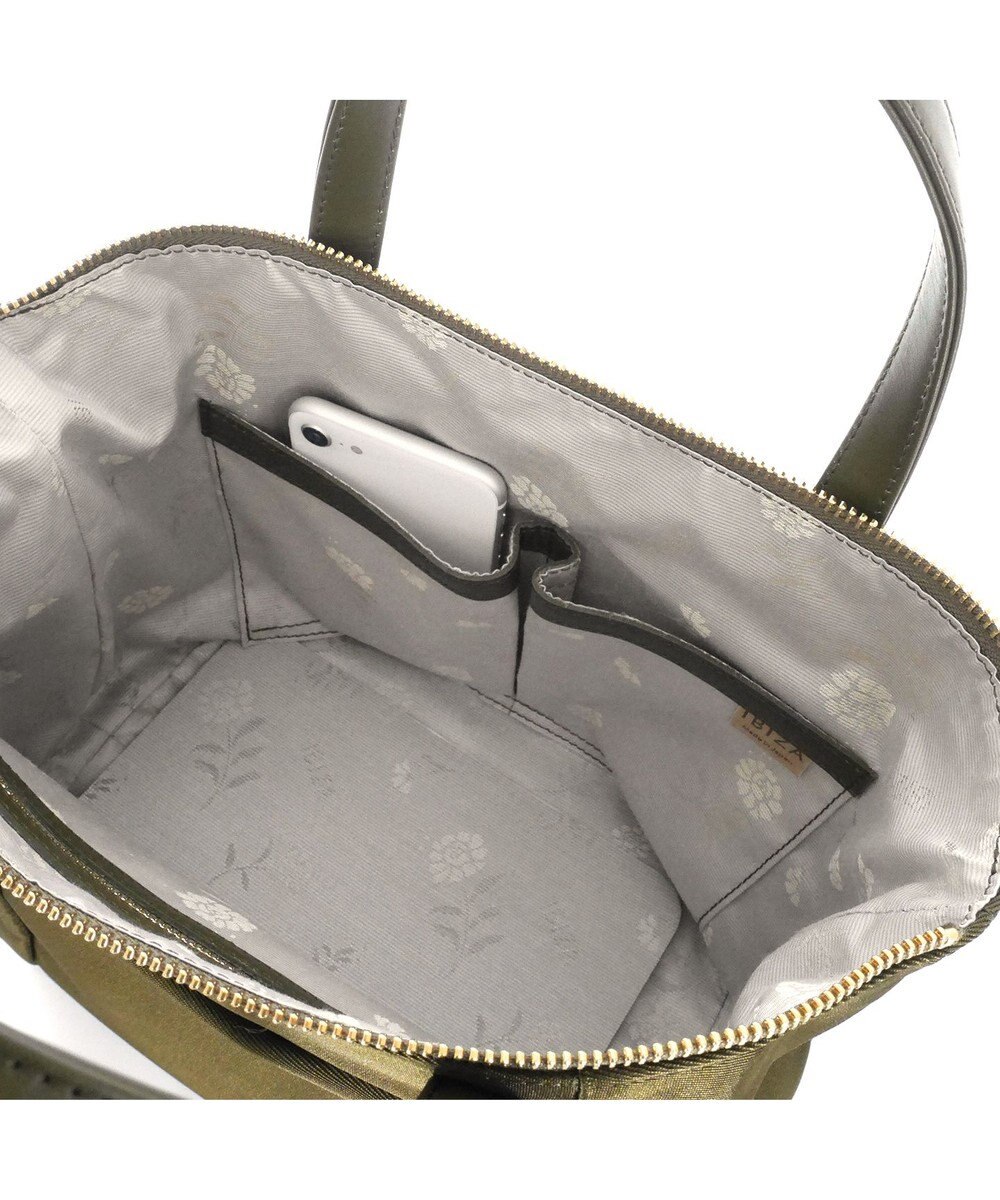 IBIZA コモド　オペラナイロン/牛革　ハンドバッグ 