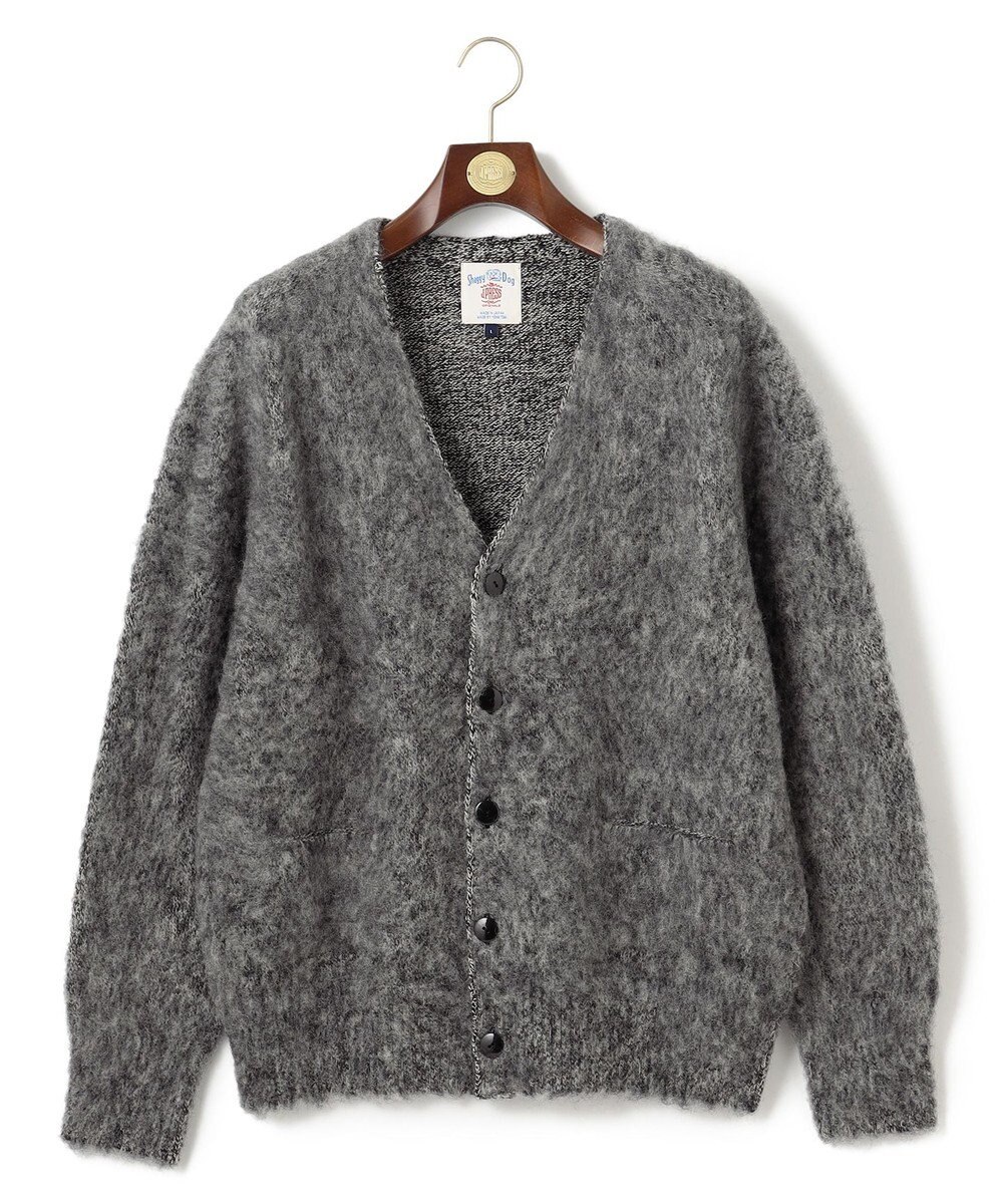 J.PRESS MEN 【J.PRESS ORIGINALS】SHETLAND WOOL SHAGGY SADLE CARDIGAN 