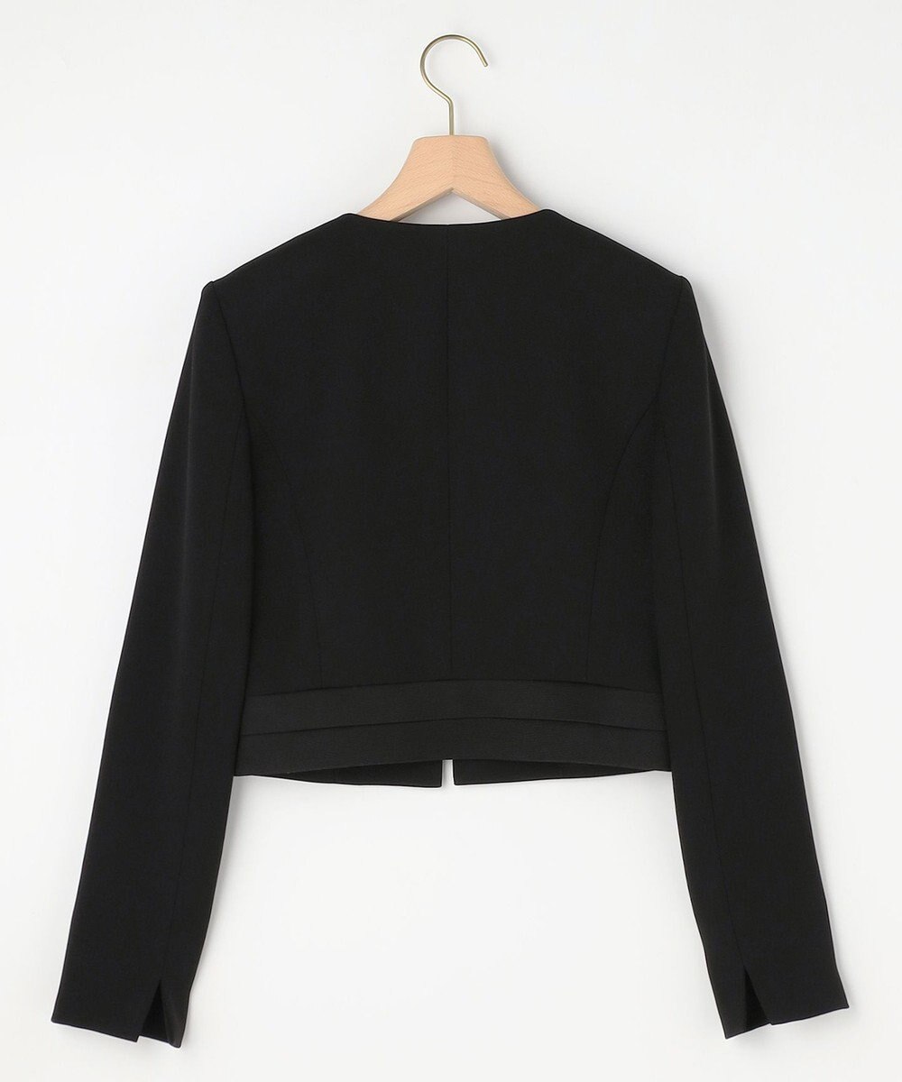 組曲 NOIR 【ストレッチ/オールシーズン対応】ペプラムミニグログラン ジャケット＋ワンピース 