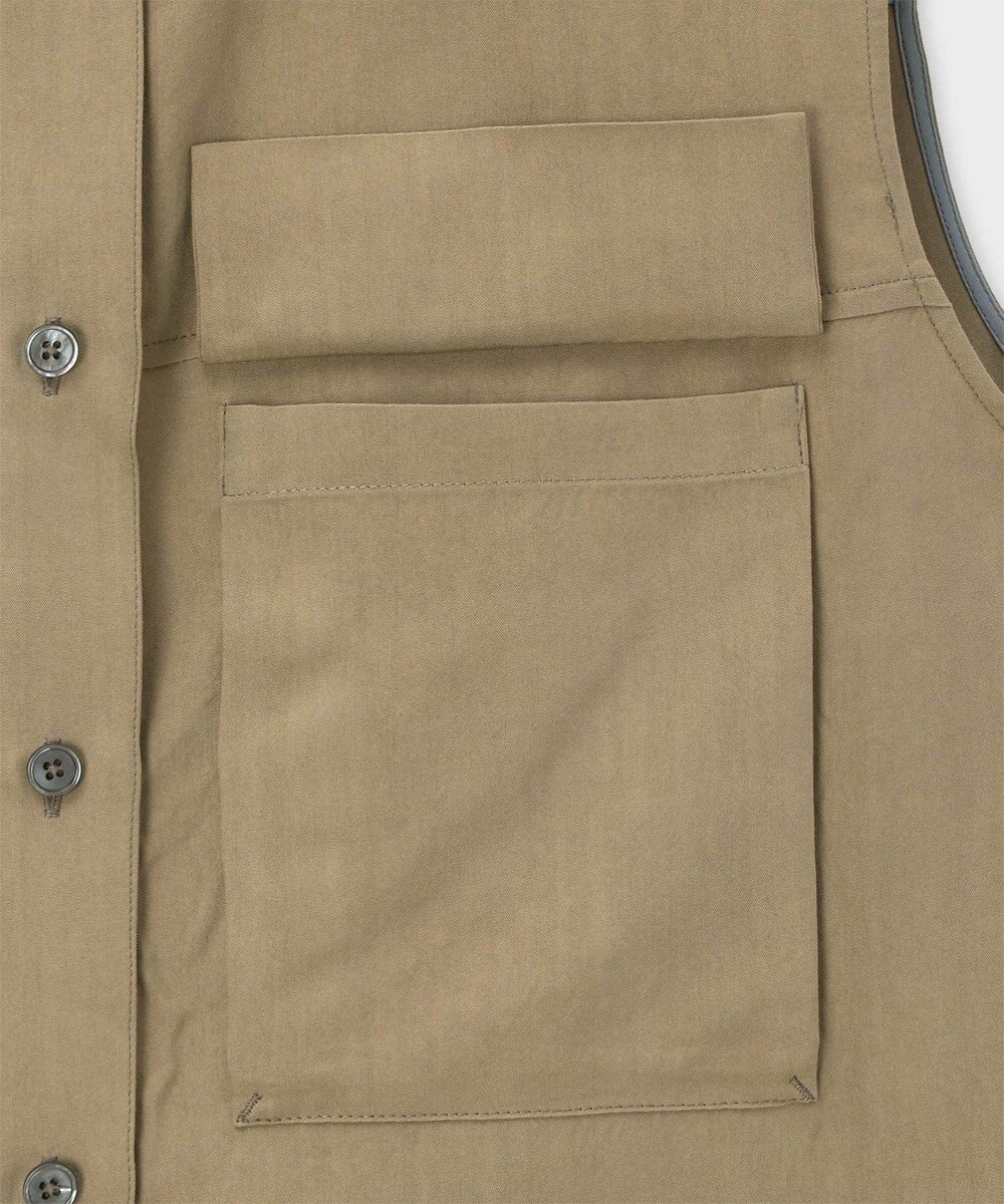 Paul Smith レーヨンドレープ ノースリーブ シャツ 