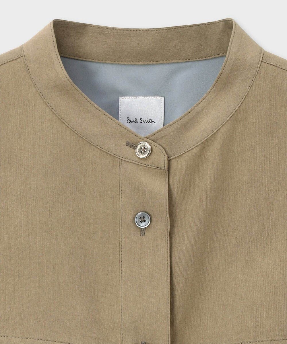 Paul Smith レーヨンドレープ ノースリーブ シャツ 