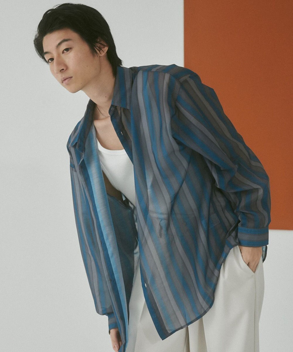 WEGO シアーパターンBIGシャツ（LS） 