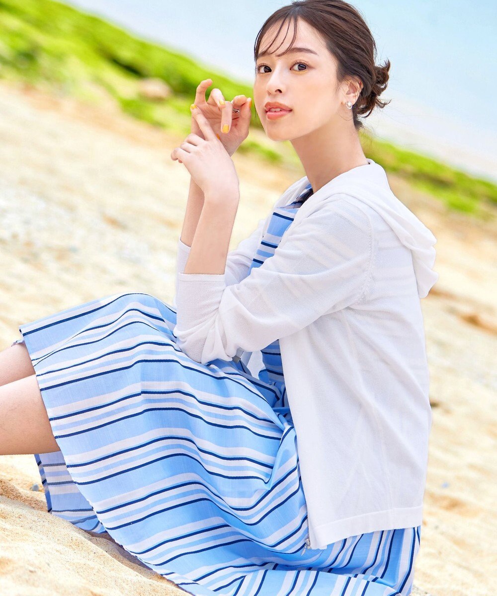 Tiaclasse L 【洗える】 1枚でサマになるマルチボーダーワンピース 