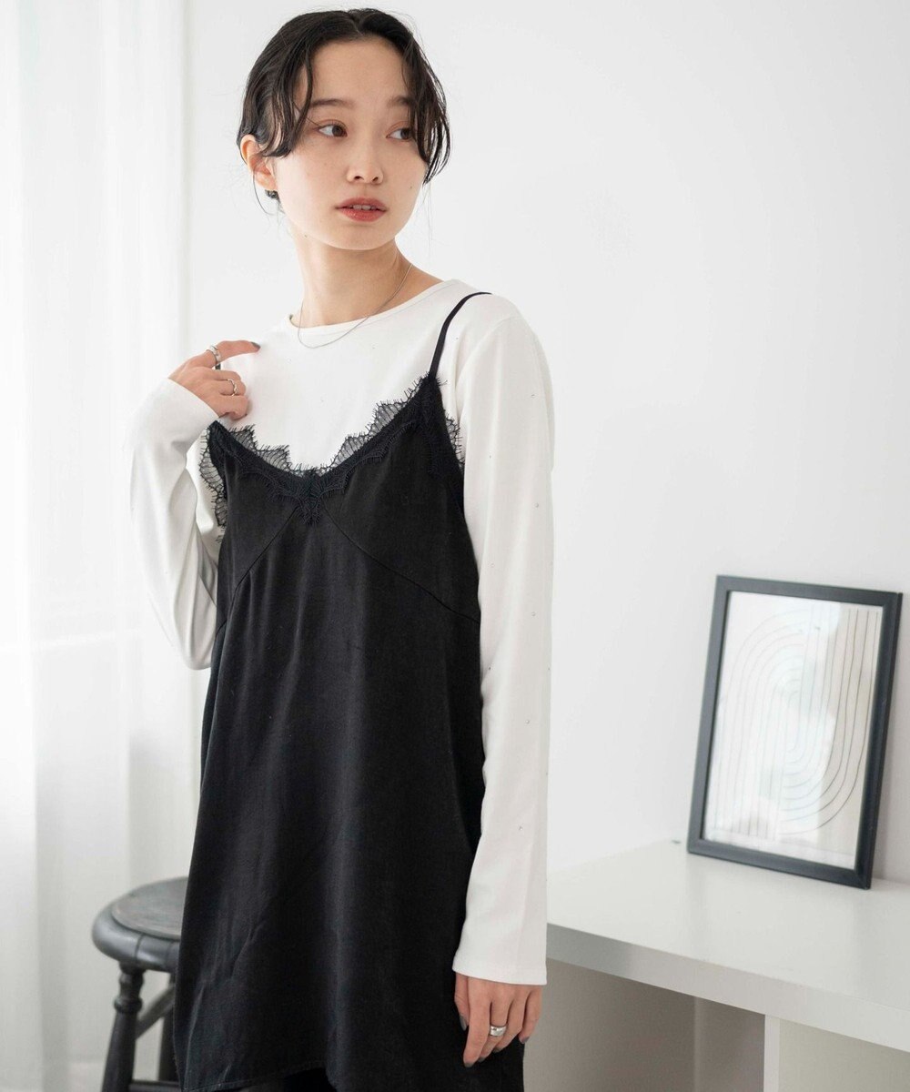 WEGO ラインストーンドットロンT 