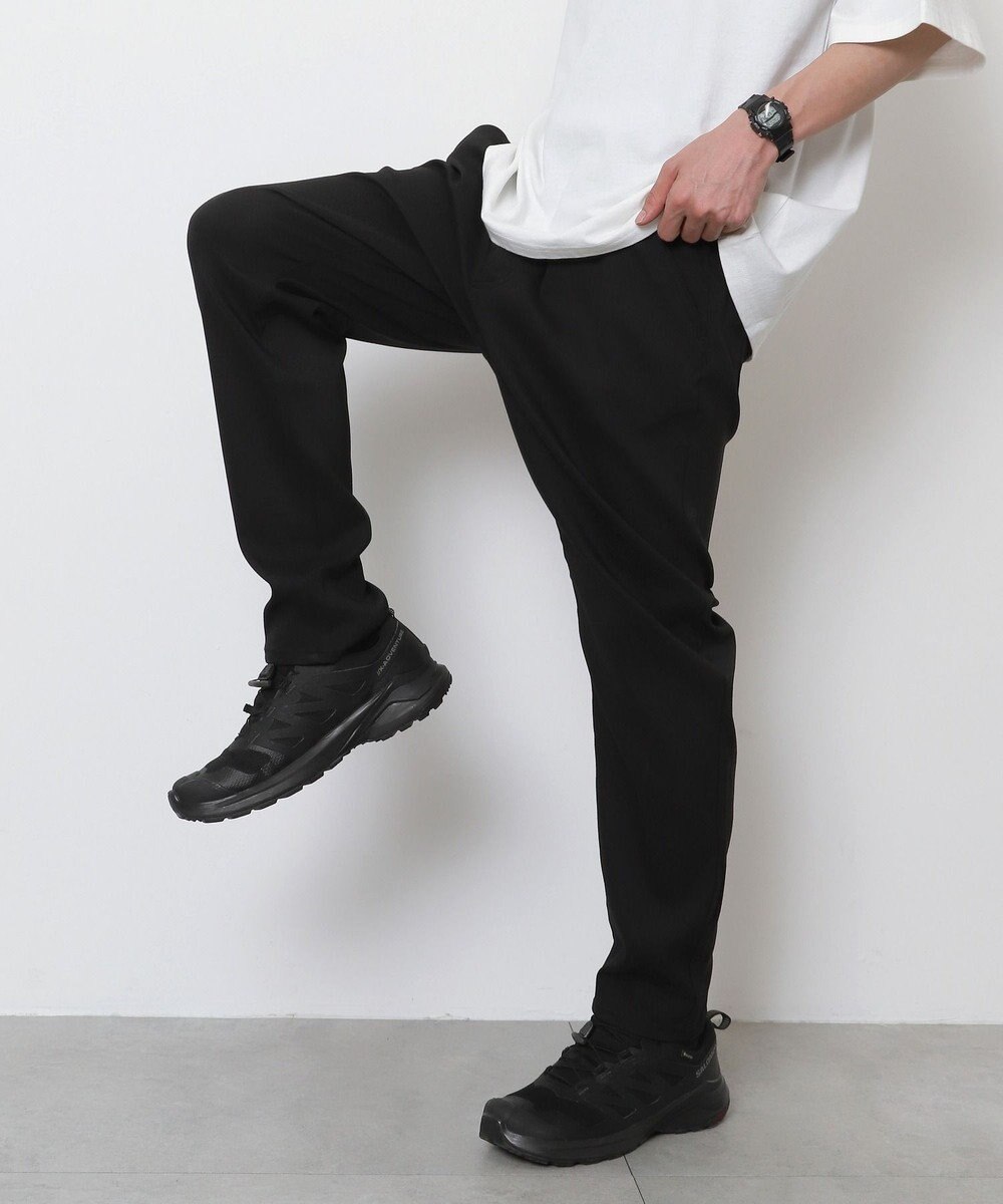 WEGO 【接触冷感/吸水速乾/ストレッチ/ウエスト紐/らくらくのびる/MLサイズ展開】カルゼレギンスアンクルパンツ 