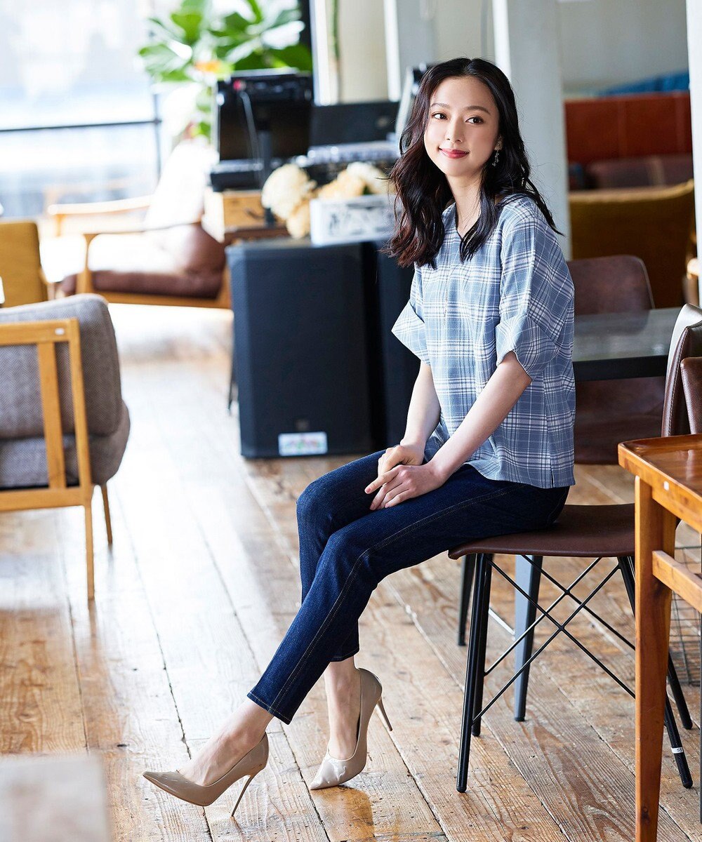 Tiaclasse 【洗える】ゆったりシルエットの幅広カフスブラウス 