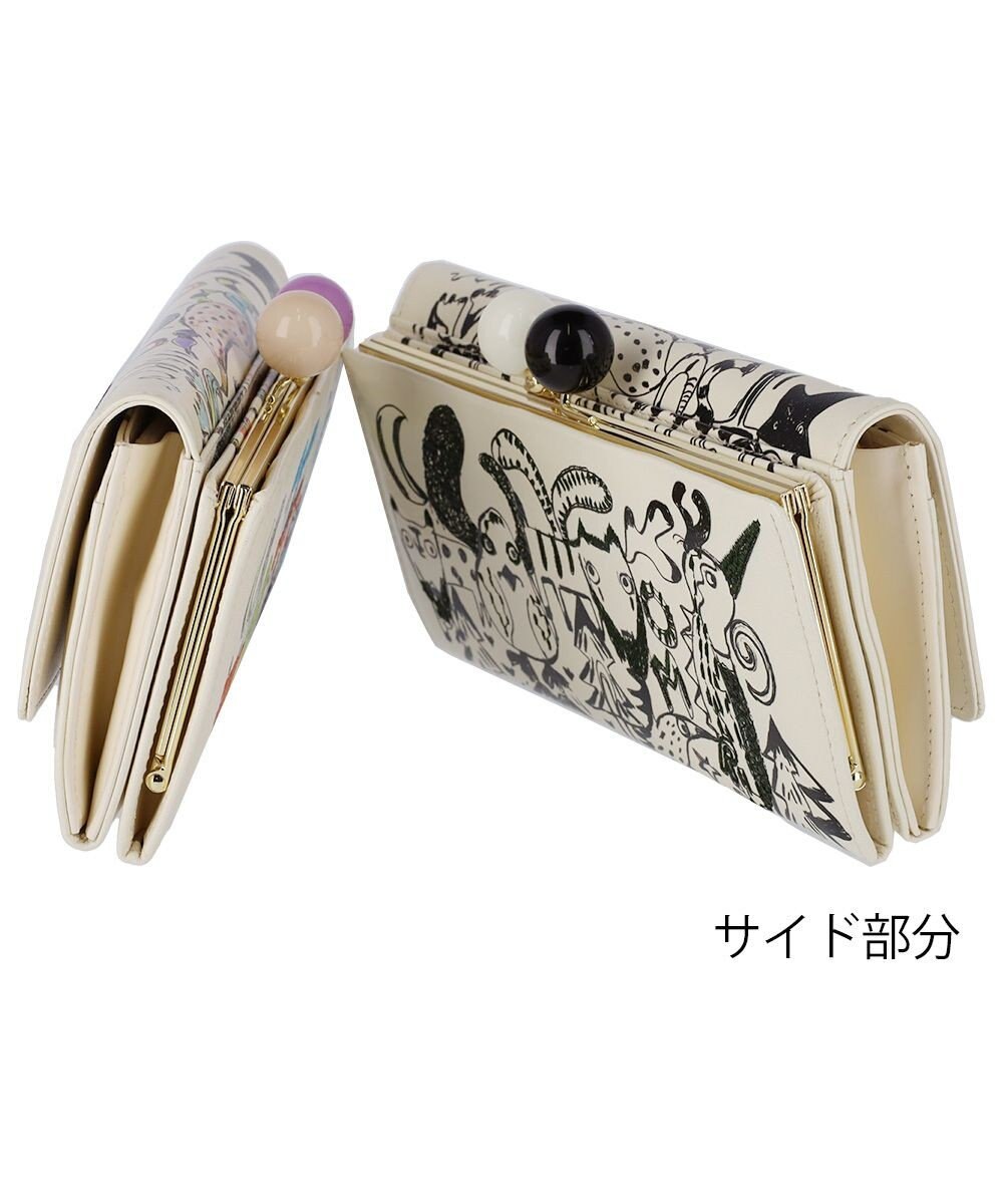 tsumori chisato CARRY ムーンライトアニマル 長財布 がま口 