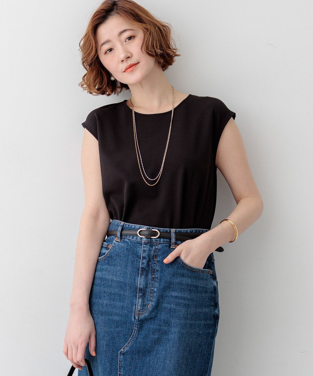 23区 【先行予約】ジョーゼットフレンチスリーブ カットソー 