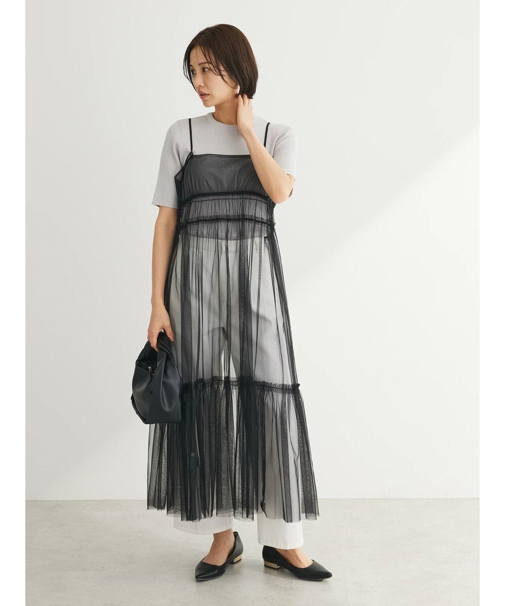 Green Parks ・ＥＬＥＮＣＡＲＥ　ＤＵＥ　２ｗａｙチュールキャミワンピ 