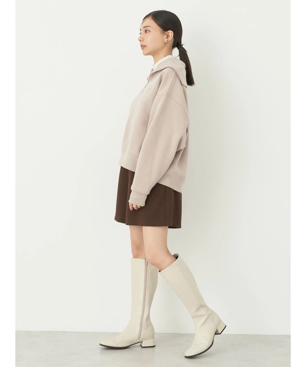 earth music&ecology ハーフＺＩＰ裏起毛プルオーバー 