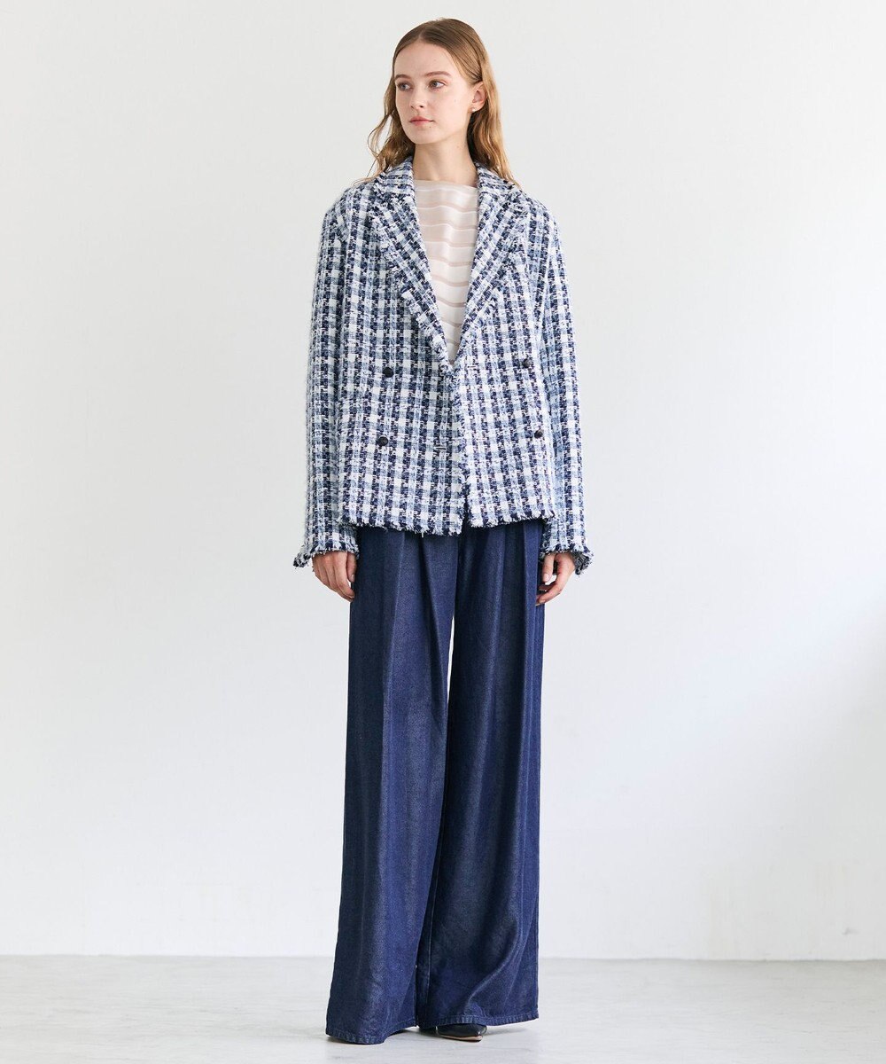 BEIGE， FRANKLIN / ドレープタックワイドパンツ 