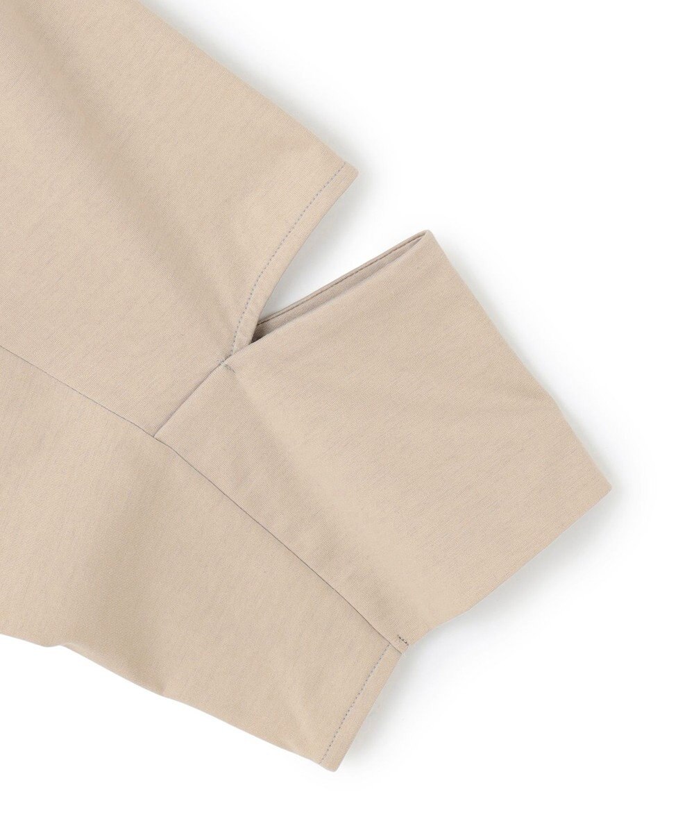 BEIGE， 【洗える】DUOMO / コットンスリットスリーブトップス 