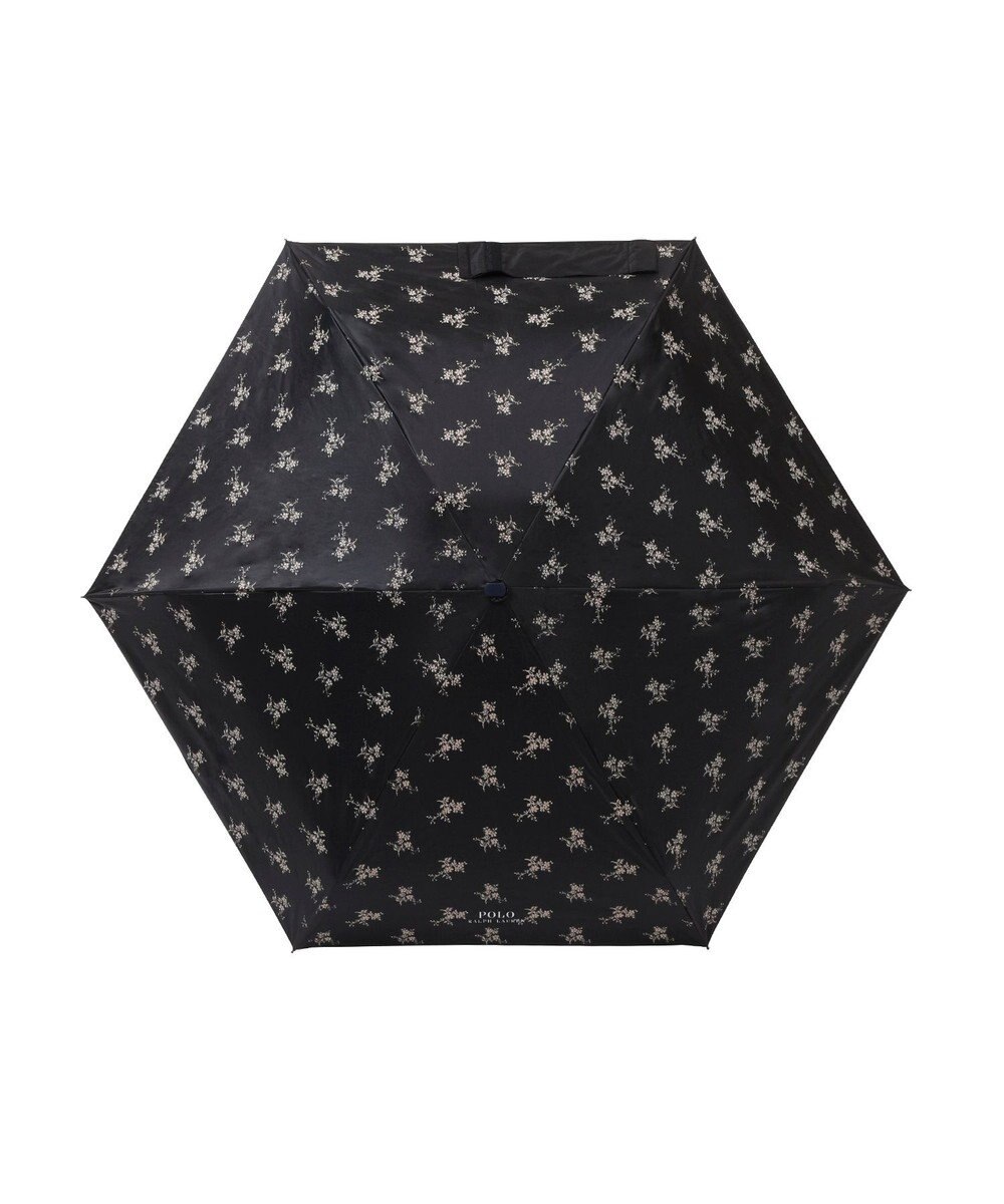 MOONBAT 【WEB限定/UV遮蔽率100％/晴雨兼用】POLO RALPH LAUREN （ポロ ラルフローレン）晴雨兼用日傘 折りたたみ傘 コンパクト 花柄 
