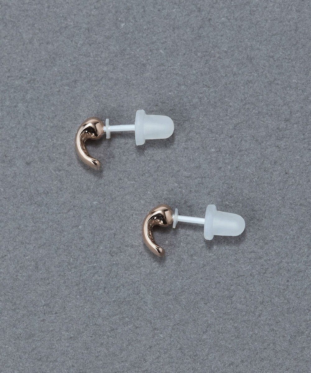 Phoebe 〈金属アレルギー対応〉リトルビーンセラミックポストピアス 小粒/ミニサイズ/小さい/定番 