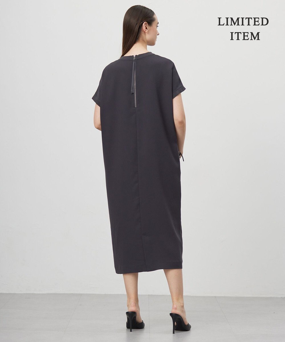 ICB L 【WEB限定・接触冷感・UVケア・速乾・防シワ・洗える】 FluidBackSatin  ワンピース 