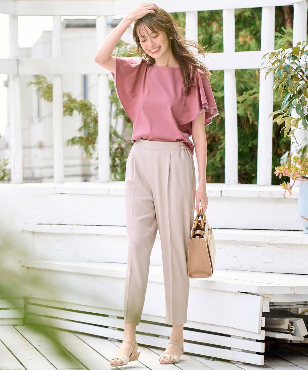 ANY SIS S 【接触冷感】360°好印象フリルスリーブ カットソー 