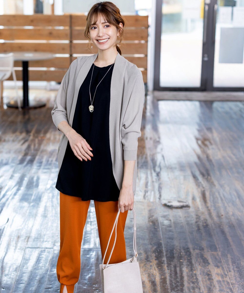 Tiaclasse L 【洗える】ボリュームフレンチカットソーチュニック 