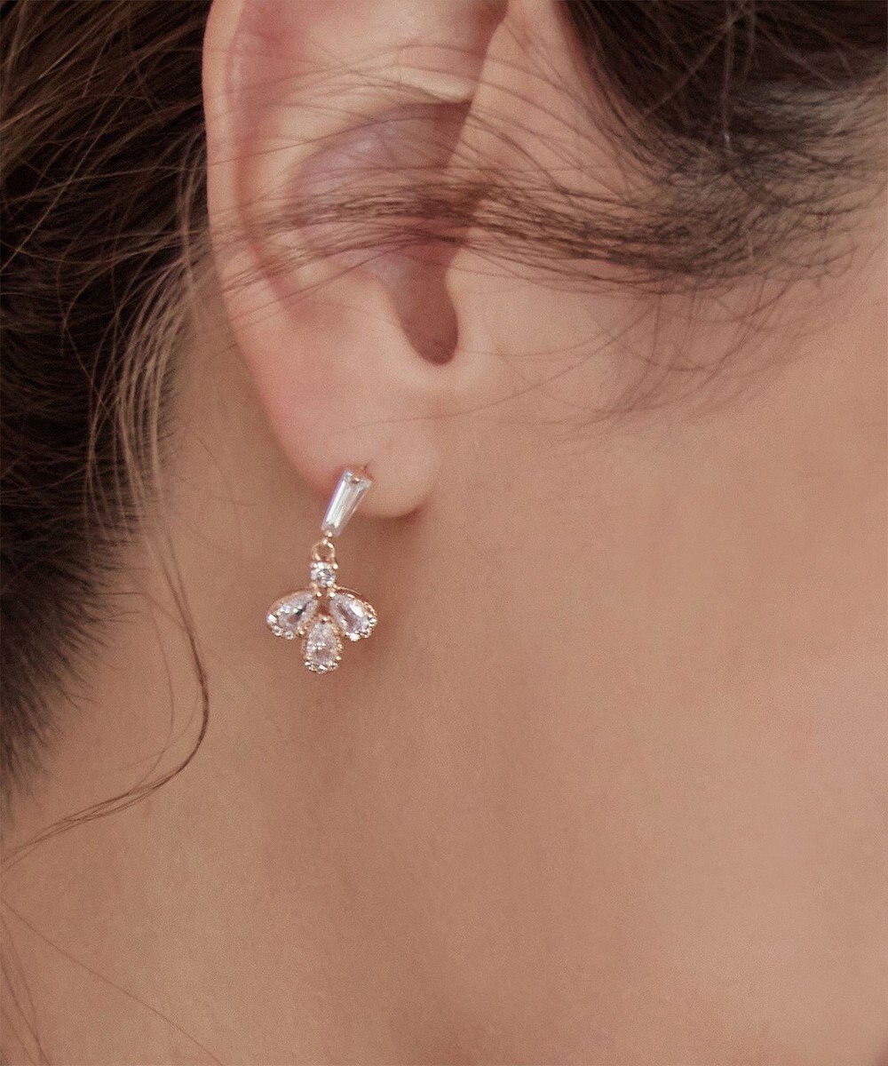 Tiaclasse 【金属アレルギー対応】three drop ピアス 