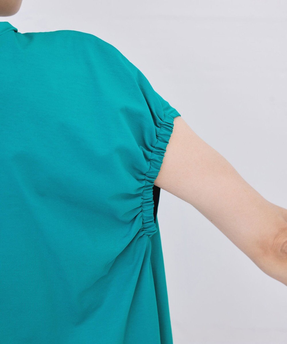 Tiaclasse L 【洗える】ボリュームフレンチカットソーチュニック 