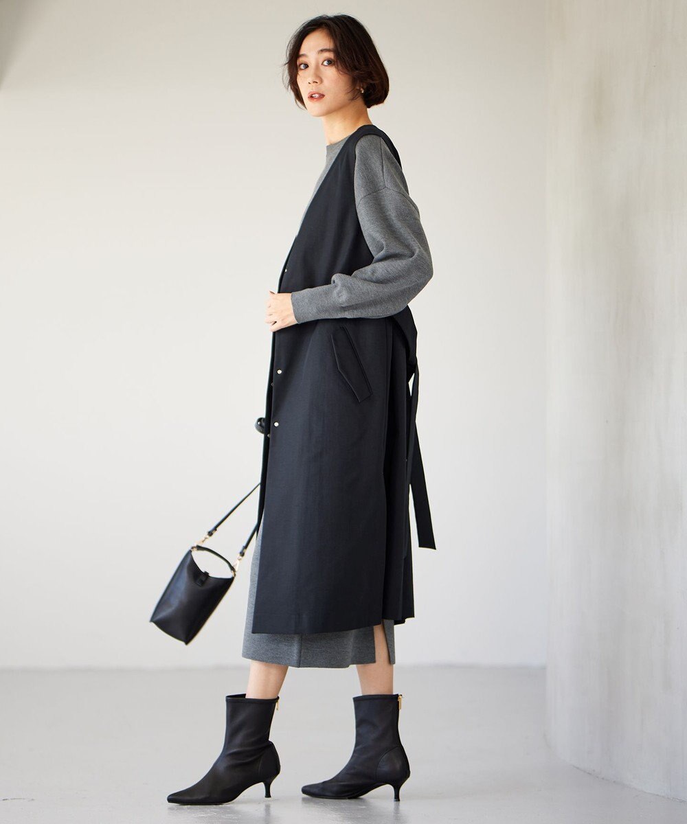 自由区 L 【洗える】4WAYトレンチ コート 